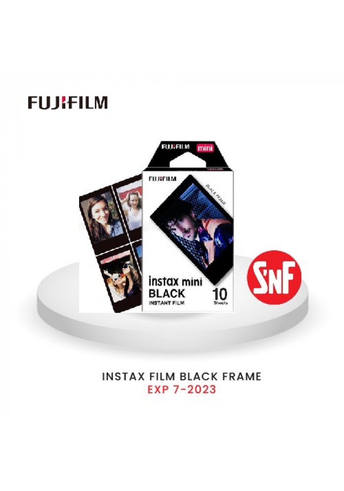 Reizende handelaar bout Hobart FUJIFILM Refill Instax Mini Polaroid Black Frame 10 Sheet